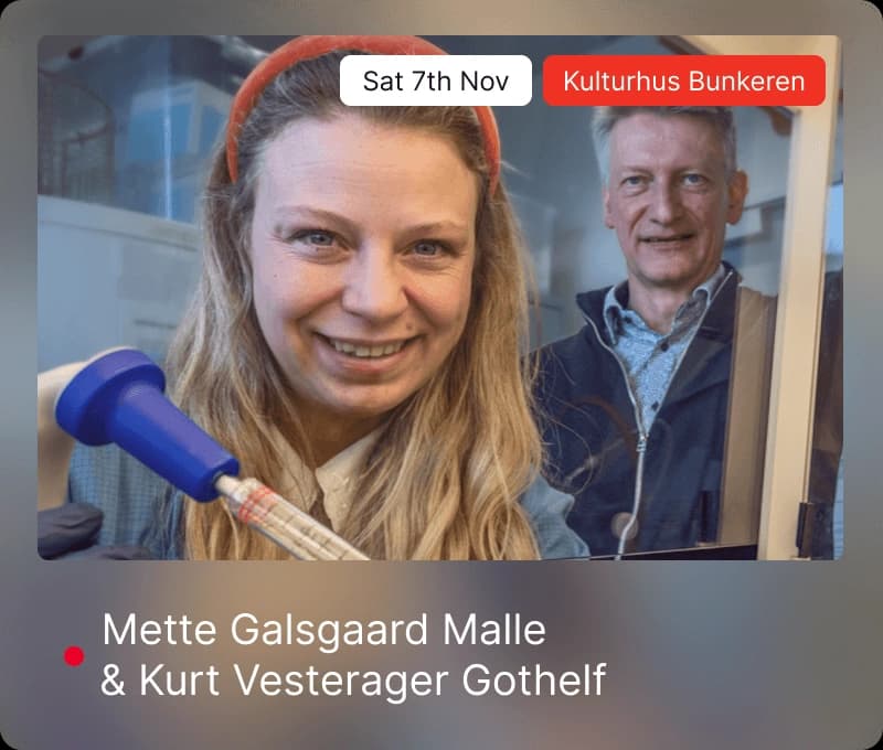 Mette Galsgaard Malle & Kurt Vesterager Gothelf — Sat 7th Nov, Kulturhus Bunkeren